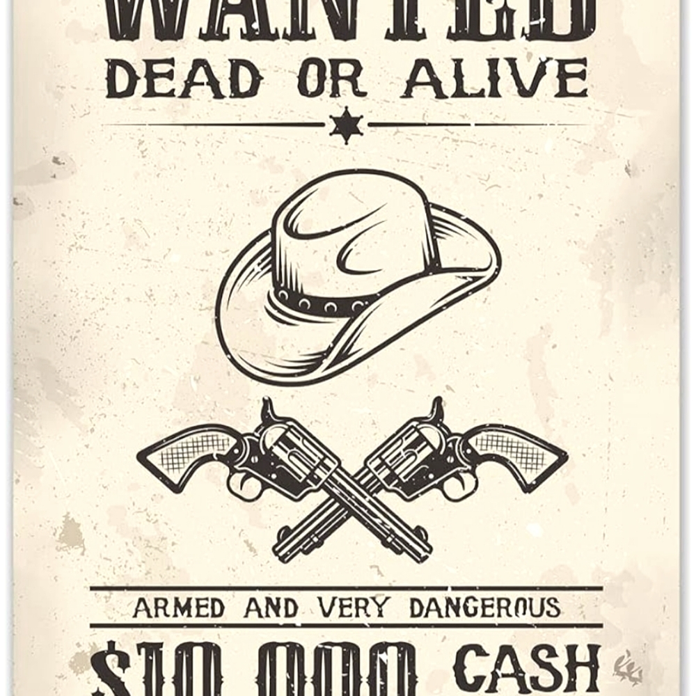 A wanted poster